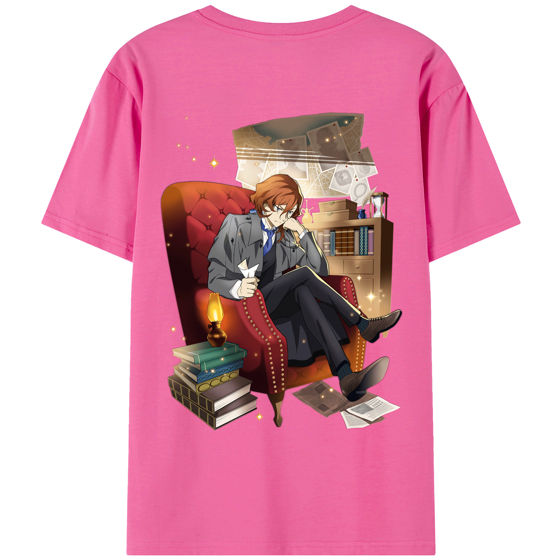 （画像用） 文豪ストレイドッグス Bungo Stray Dogs レディース半袖Tシャツ(バックプリント)